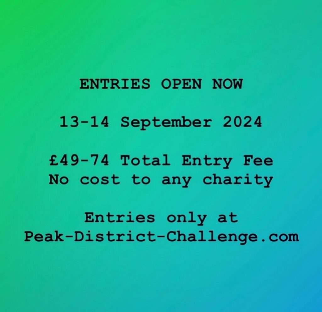 Peak-District-Challenge.com registrations are open with total entry fees of just £49-74! 

Join u...